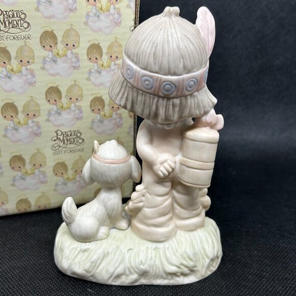 Original 21 PRECIOUS Moments “O how I love Jesus” figurine w/early date mark - Picture 2 of 5